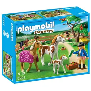 Playmobil 5227 - Chevaux Et Enclos pas cher