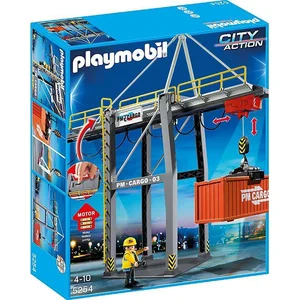 PLAYMOBIL 5254 Portique Electrique à Conteneurs pas cher