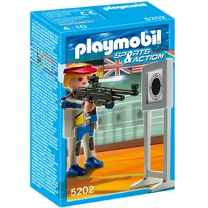 Playmobil Sports Et Action 5202 - Tireur Ã La Carabine pas cher