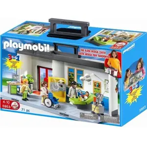 Playmobil Playmobil City Life 5953 - Hôpital Transportable pas cher