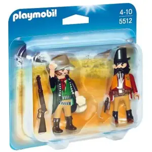 Playmobil Playmobil  Western 5512  - Duo Shérif Et Bandit pas cher