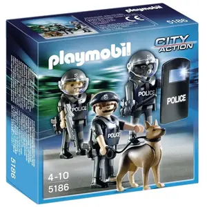 Playmobil 5186 - Commando De Policiers pas cher