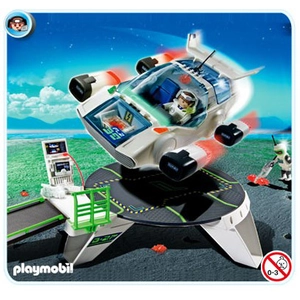 PLAYMOBIL - Jet E-Rangers avec Rampe de Lancement - Future Planet - 62 pièces pas cher
