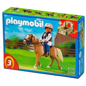 Playmobil 5109 - Cheval Haflinger Et Ecuyère pas cher