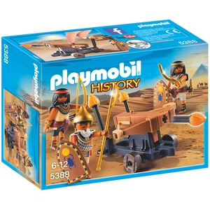 PLAYMOBIL 5388 - History - Soldats du Pharaon avec Catapulte pas cher