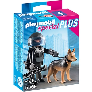 Playmobil Special Plus 5369 Policier des forces spéciales avec chien pas cher