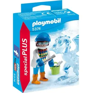 Playmobil 5374 Special Plus Artiste avec sculpture de glace pas cher