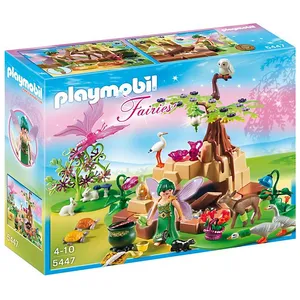 Playmobil 5447 Fairies Fée Méditrine avec animaux pas cher