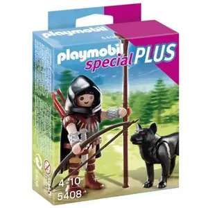 PLAYMOBIL Krijger met wolf / Guerrier avec loup pas cher