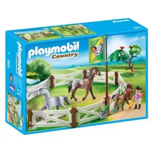 Playmobil Country 6931 Enclos avec chevaux pas cher