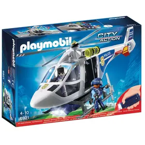 Playmobil 6921 - Hélicoptère De Police Avec Projecteur pas cher
