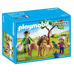 Comparateur de prix : Playmobil Country 6949 Vétérinaire avec enfant et poneys