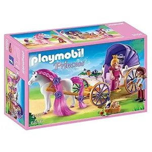 PLAYMOBIL 6856 CALÈCHE ROYALE AVEC CHEVAL À COIFFER pas cher