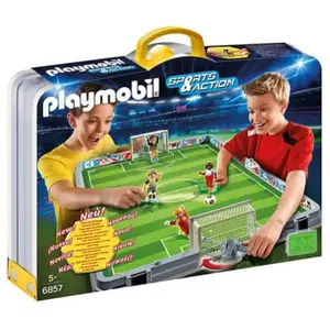 Playmobil Sports & Action 6857 Terrain de football transportable pas cher