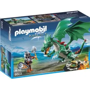 Playmobil Knights 6003 Chevalier avec grand dragon vert pas cher