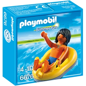 Playmobil Playmobil 6676 - Vacancier Et Bouée De Rafting pas cher