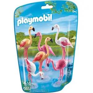 Playmobil City Life 6651 Groupe de flamants roses pas cher