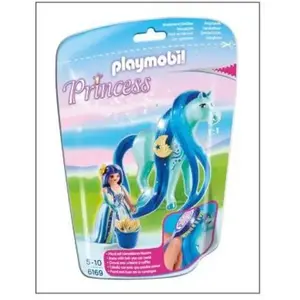 Comparateur de prix : Playmobil Princess 6169 Princesse Bleuet avec cheval à coiffer