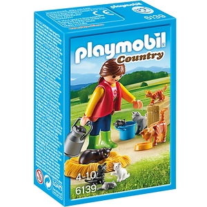 Comparateur de prix : Playmobil Country 6139 Soigneur avec chats