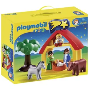 Playmobil 1.2.3 6786 Crèche pas cher