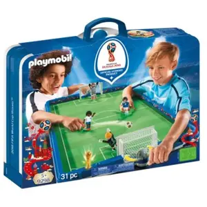 Playmobil 9298 Stade de foot transportable FIFA Russie 2018 pas cher