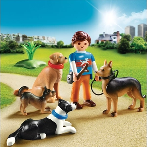 Playmobil City Life 9279 Entraineur et chiens pas cher