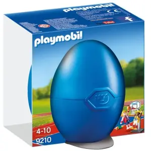 PLAYMOBIL 9210 - uf de Pâques - Joueurs de Basket pas cher