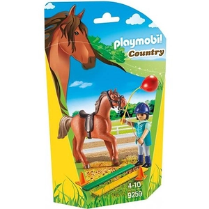 Playmobil Country 9259 Ecuyère avec cheval pas cher