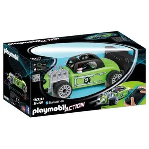 Playmobil Action 9091 Voiture de course verte radiocommandée pas cher