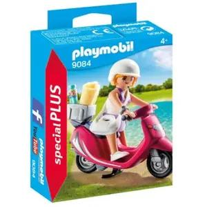 Comparateur de prix : Playmobil Special Plus 9084 Vacancière avec scooter
