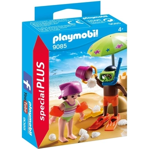 Playmobil Special Plus 9085 Enfants et châteaux de sable pas cher