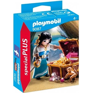 Playmobil Special Plus 9087 Flibustière avec trésor pas cher