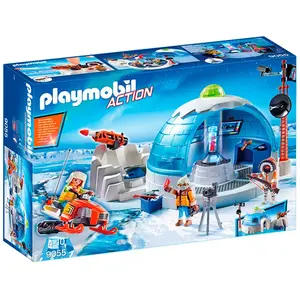 Playmobil Action 9055 Quartier général des explorateurs polaires pas cher
