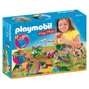 Playmobil 9331 - Cavaliers Avec Support De Jeu pas cher