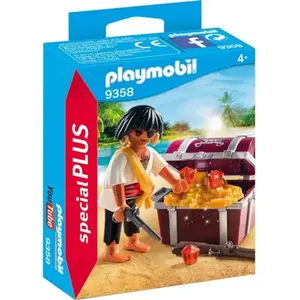Playmobil Special Plus 9358 Pirate avec coffre au trésor pas cher