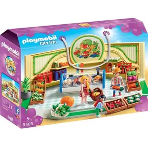PLAYMOBIL 9403 - City Life - Epicerie - 113 pièces - Mixte - A partir de 5 ans pas cher