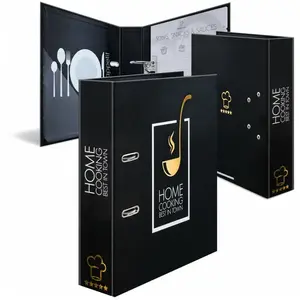 Herma - Classeur noir p. recettes Home Cooking din A4 19668 pas cher