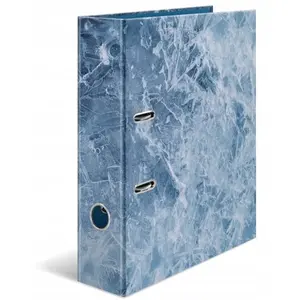 HERMA CLASSEUR A4 NATURE ICE 19650-7 CM DE LARGE - CARTON SOLIDE - IMP pas cher