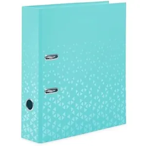 Classeur à anneaux - HERMA - 20127 - Turquoise - 70 mm - Pour l'école et le bureau pas cher