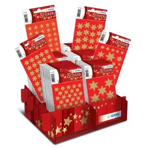 HERMA Sticker de Noel DECOR "étoiles" , dans un présentoir de pas cher