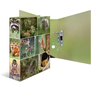 HERMA Classeur ... motif "Animals", A4, animaux des bois 0,000000 Noir pas cher
