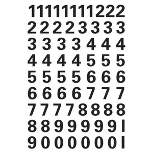 Herma 1 Planche Stickers chiffres 10mm (de 0 à 9) pas cher