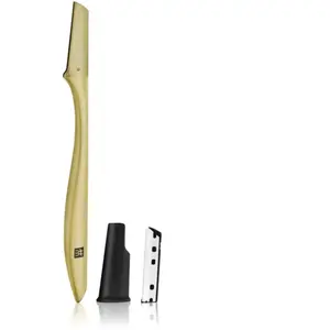 Zwilling Premium Scheermes voor gezichtshaar, goudmatte afwerking Sche... pas cher