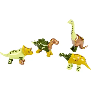 Theo Klein- Puzzle magnétique Dinos (4 x), 0085, Multicolore, 5XL pas cher