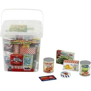 Klein Grande boîte de rangement garnie de boîtes d'aliments factices avec de... pas cher