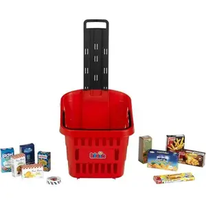 KLEIN Panier de courses a roulettes garni My Market - 7256 - Des 2 ans pas cher