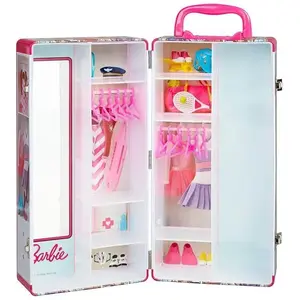 Klein Toys Barbie Barbie - Mallette Armoire pas cher