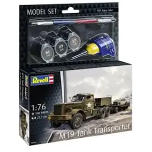 Model Set M19 Tank Transporter Maquette Revell avec accessoires de bas... pas cher
