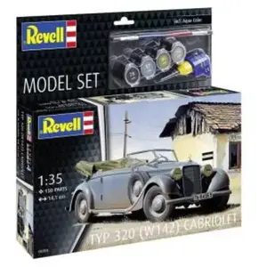 Revell Maquette Model Set : Typ 320 -W142 Cabriolet 1:35 pas cher