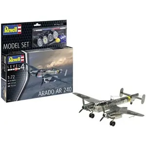 1:72 Revell 63798 Arado Ar 240 - Propeller Vliegtuig - Model Set Plastic Modelbouwpakket pas cher
